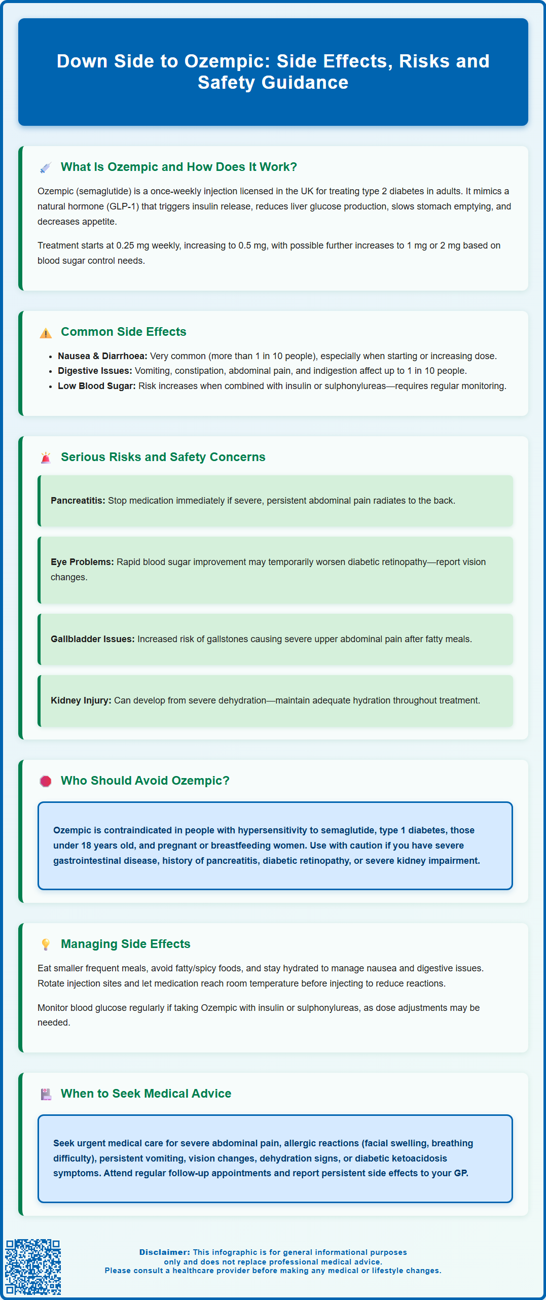 down side to ozempic