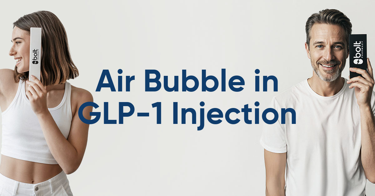 air bubble in glp 1 injection