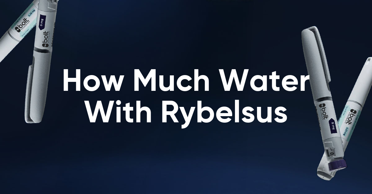 how much water to take with rybelsus