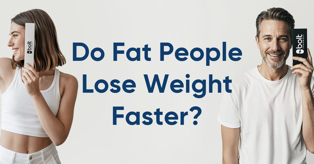 do fat people lose weight faster