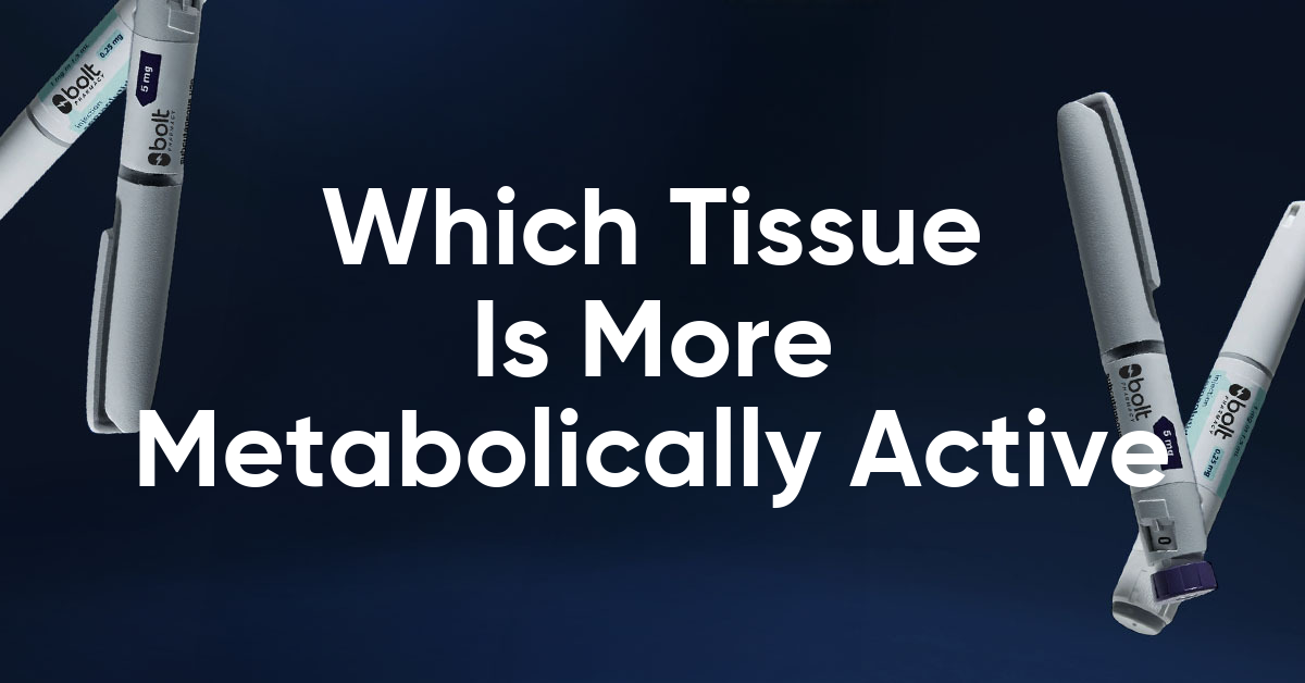 which type of tissue is more metabolically active