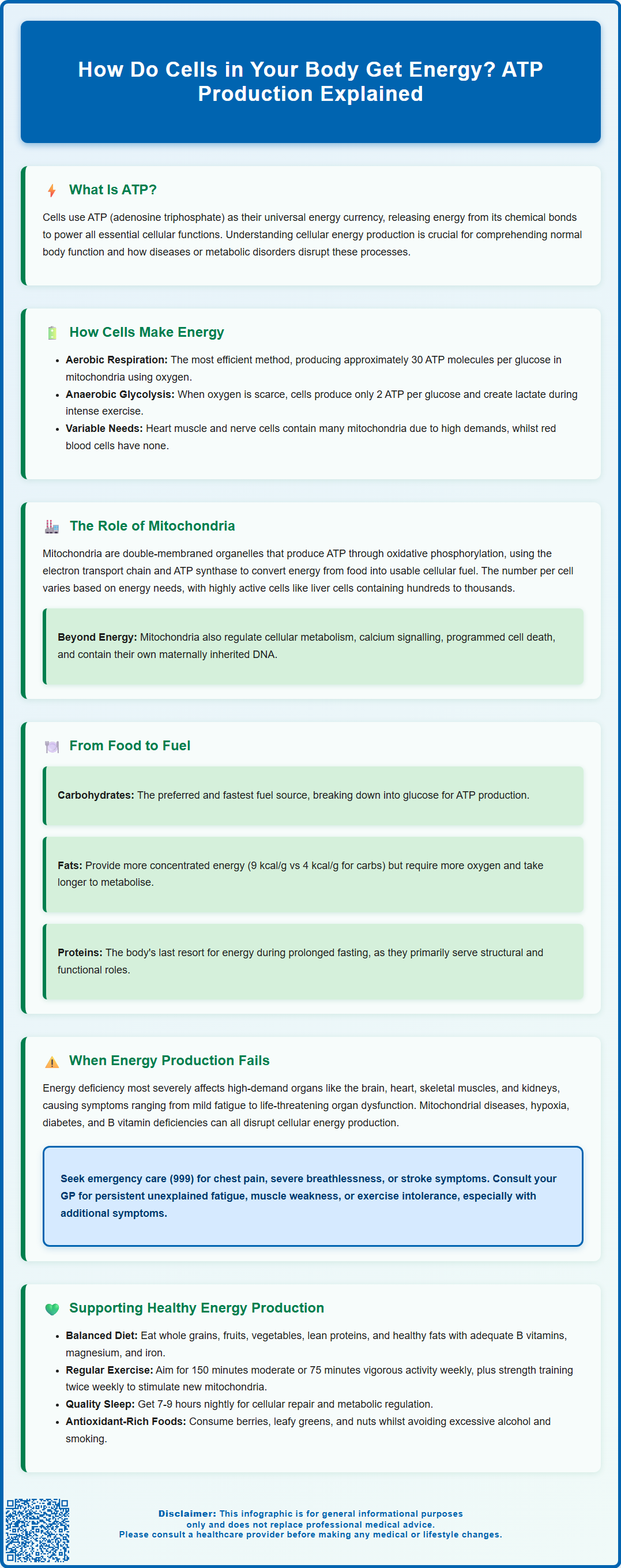 how do the cells in your body get energy