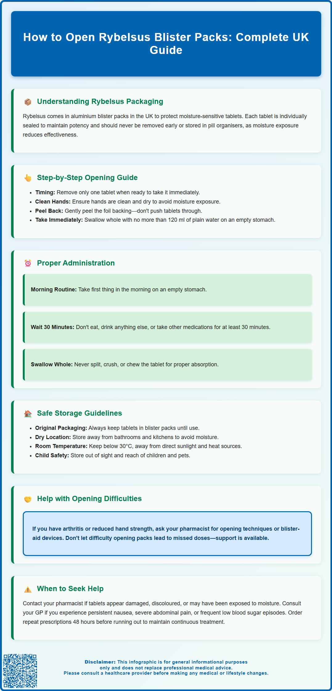 how do you open a bottle of rybelsus