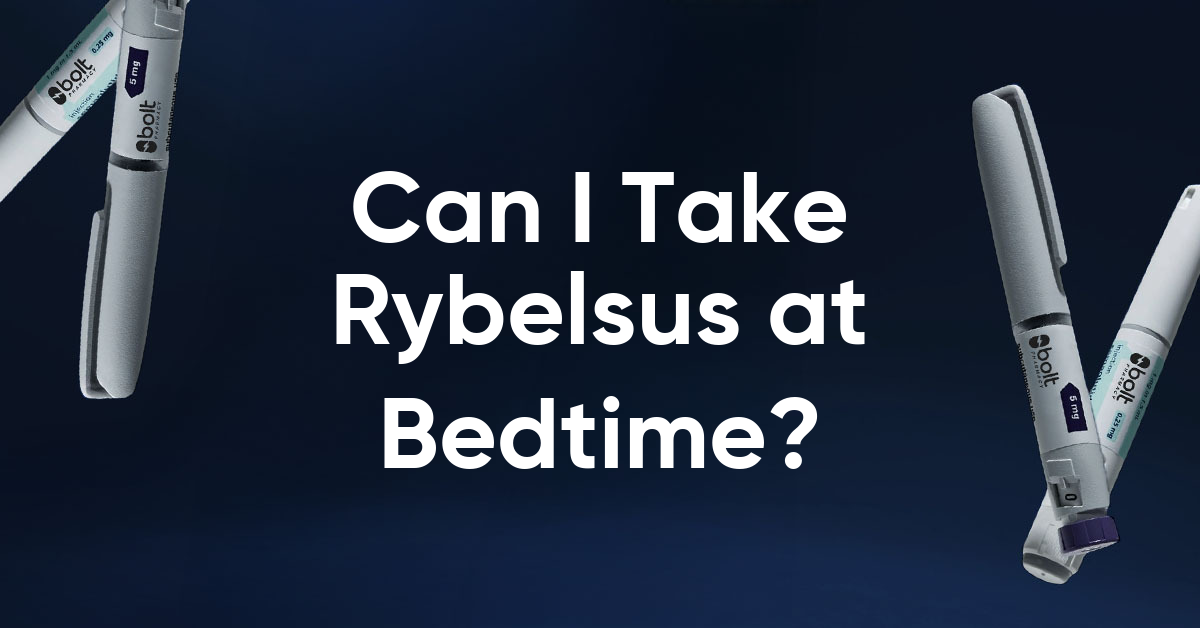 can i take rybelsus at bedtime