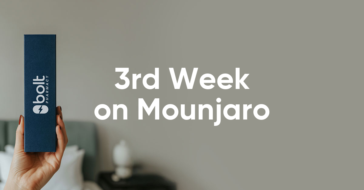 3rd week on mounjaro