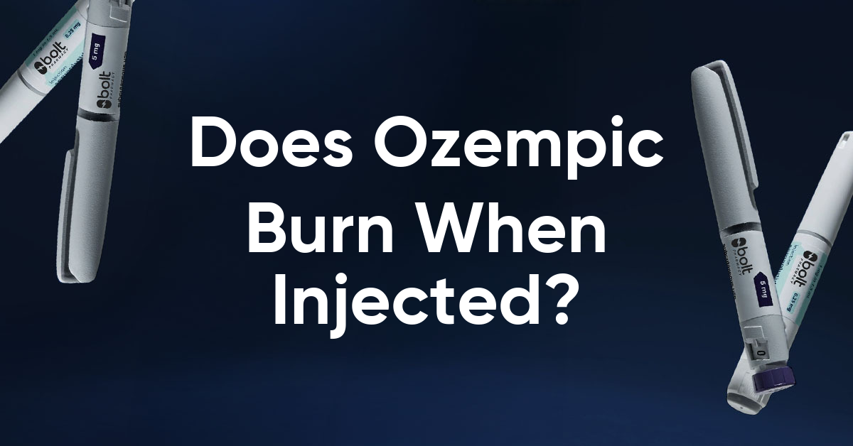 does ozempic burn when injected