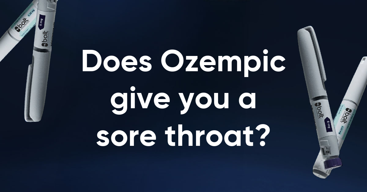 does ozempic give you a sore throat