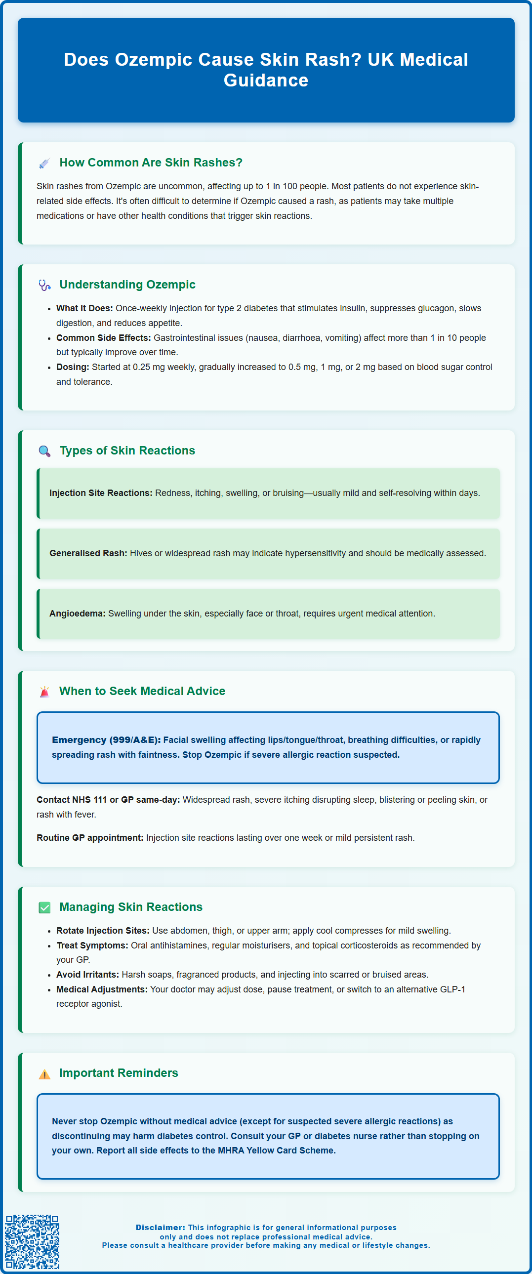 does ozempic cause skin rash