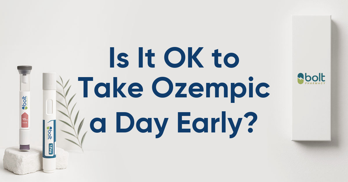 is it ok to take ozempic a day early