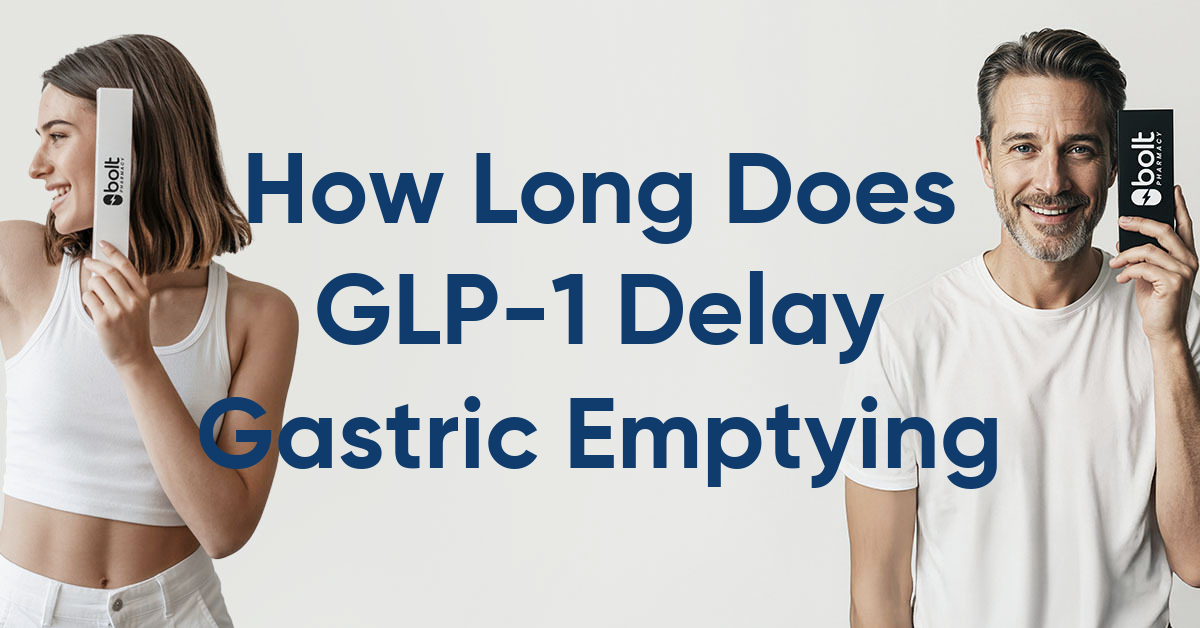 how long does glp 1 delay gastric emptying