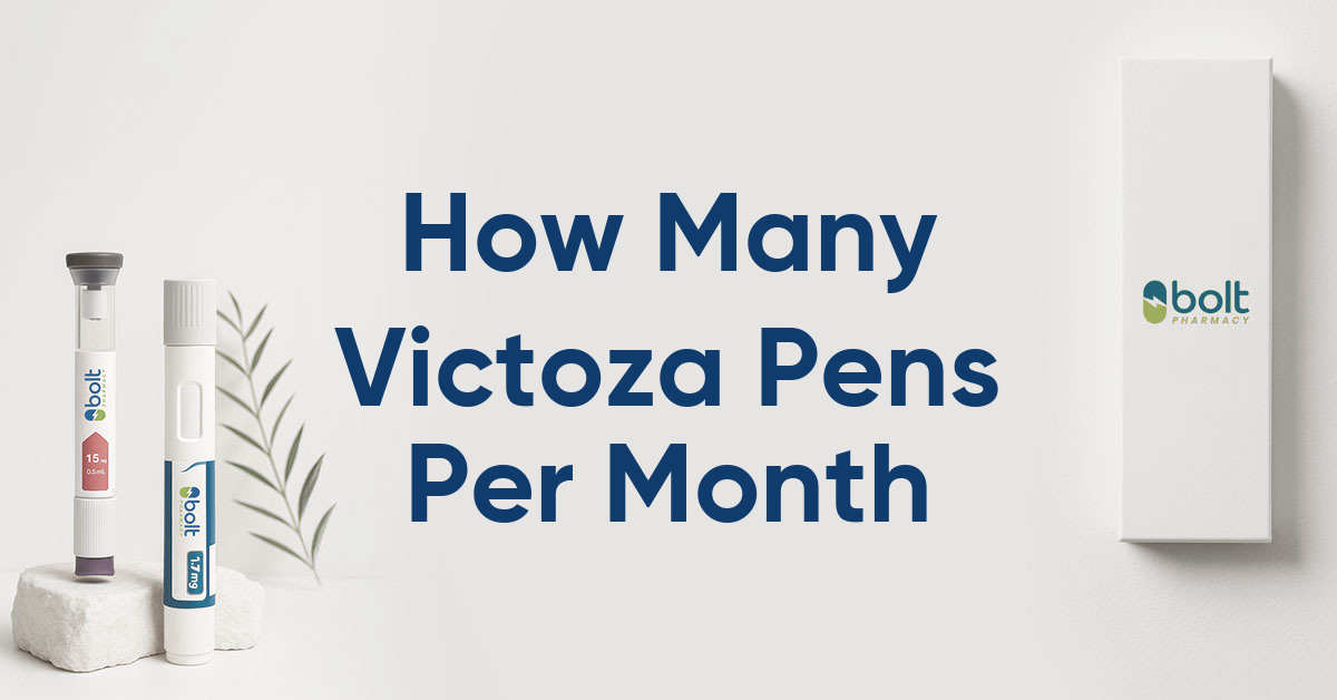 how many pens victoza for a month
