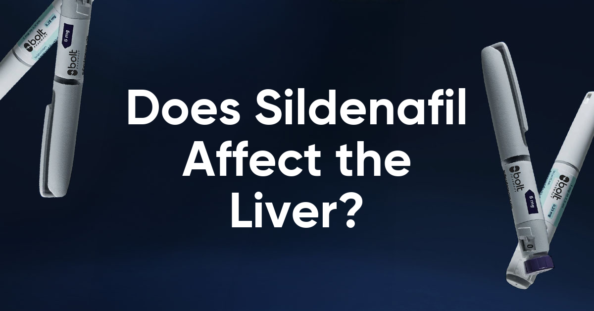 does sildenafil affect the liver