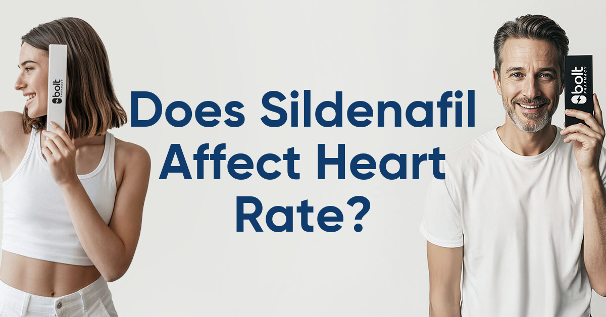 does sildenafil affect heart rate