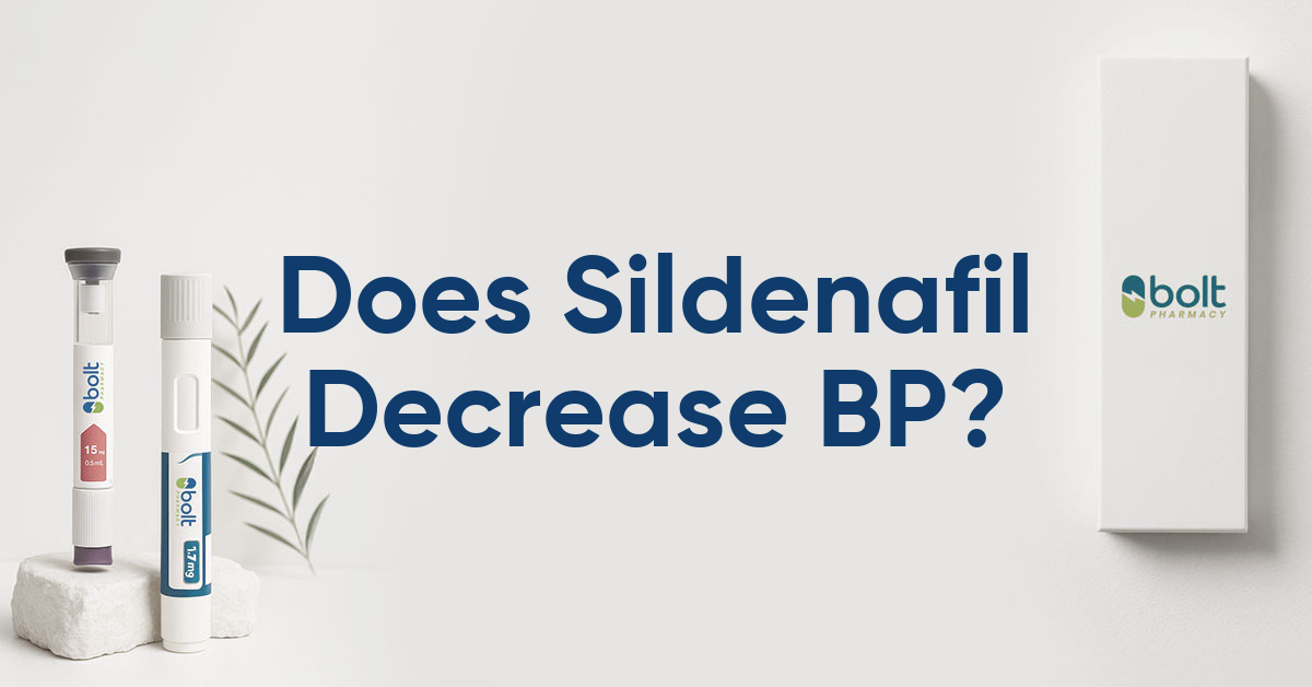 does sildenafil decrease bp