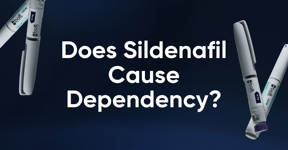 does sildenafil cause dependency