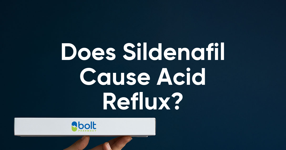 does sildenafil cause acid reflux