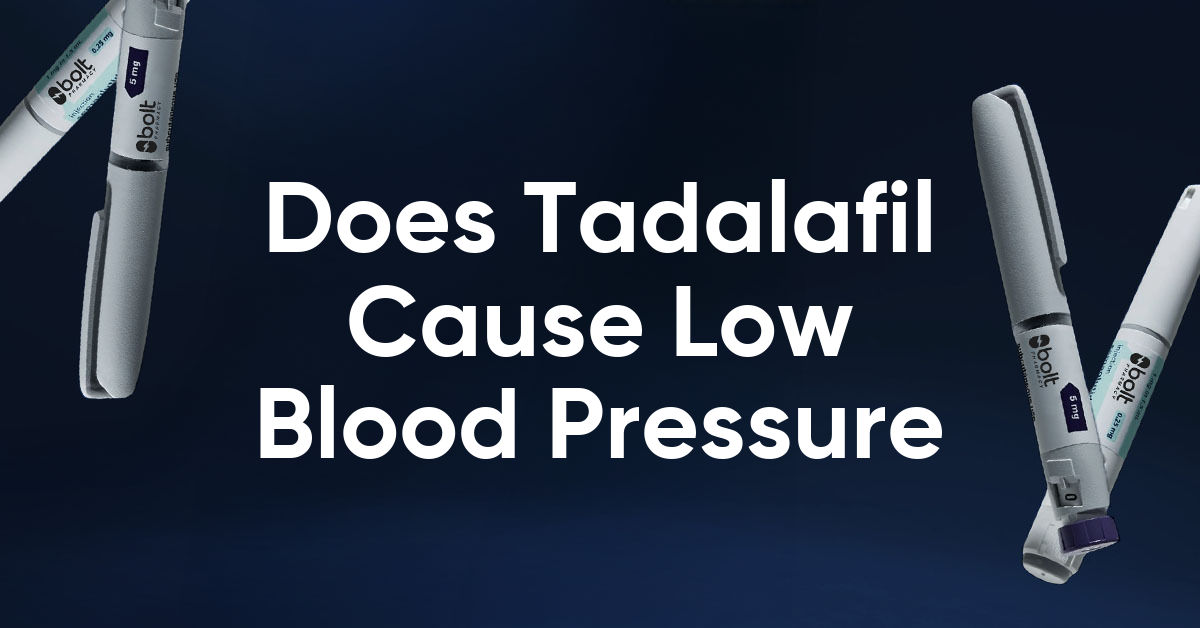 does tadalafil cause hypotension