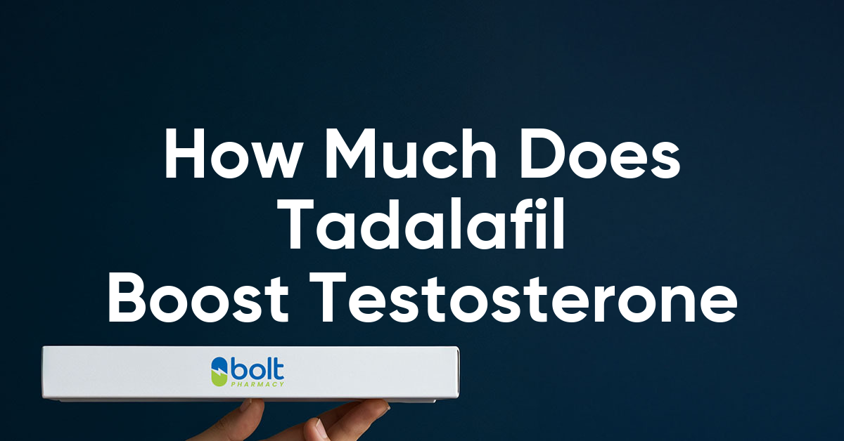 how much does tadalafil increase testosterone