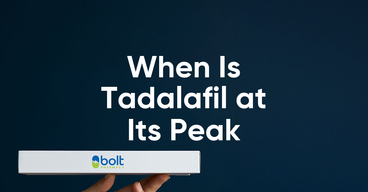 when is tadalafil at its peak
