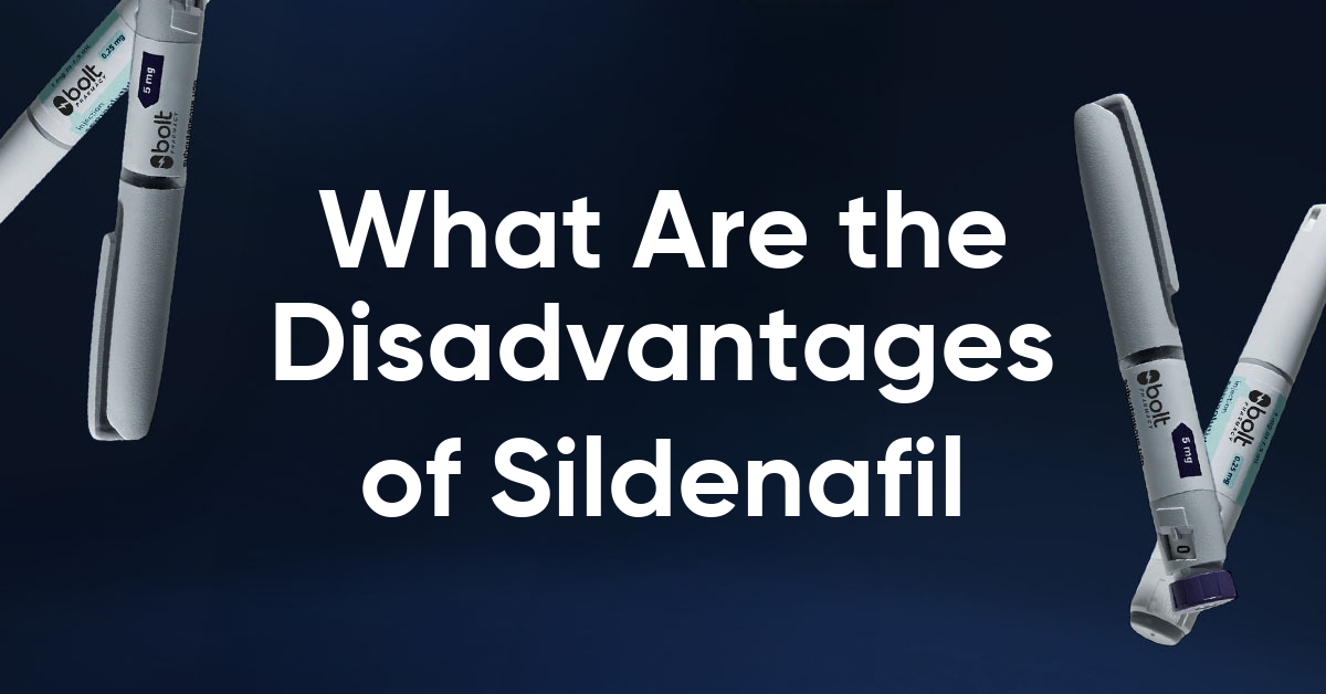 what are the disadvantages of sildenafil