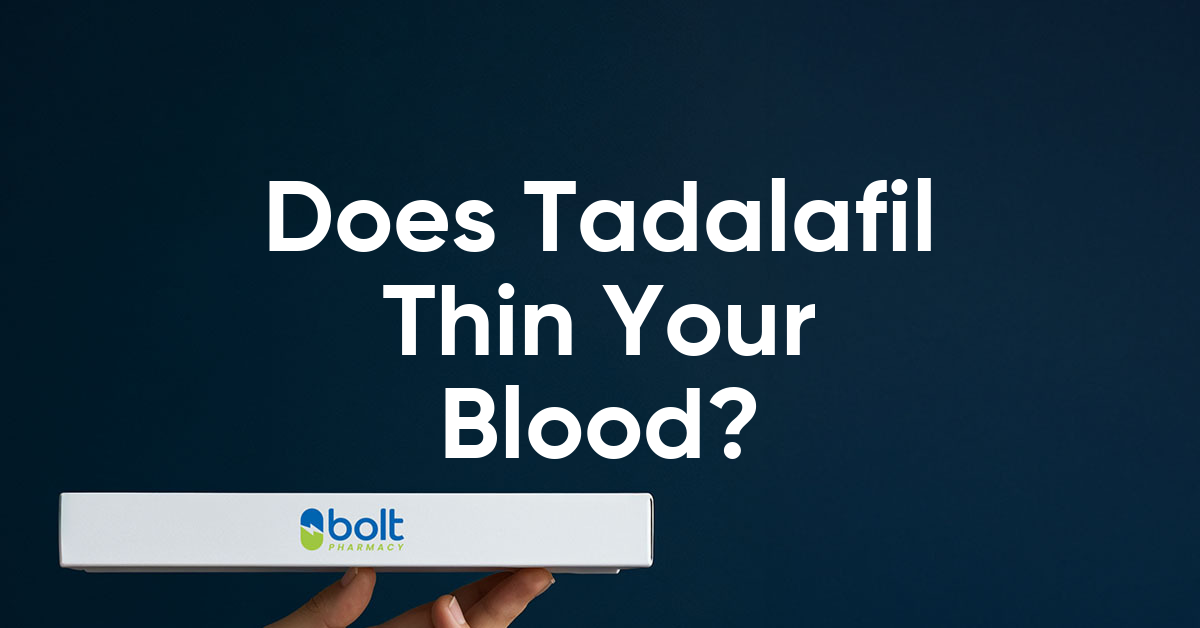does tadalafil thin blood