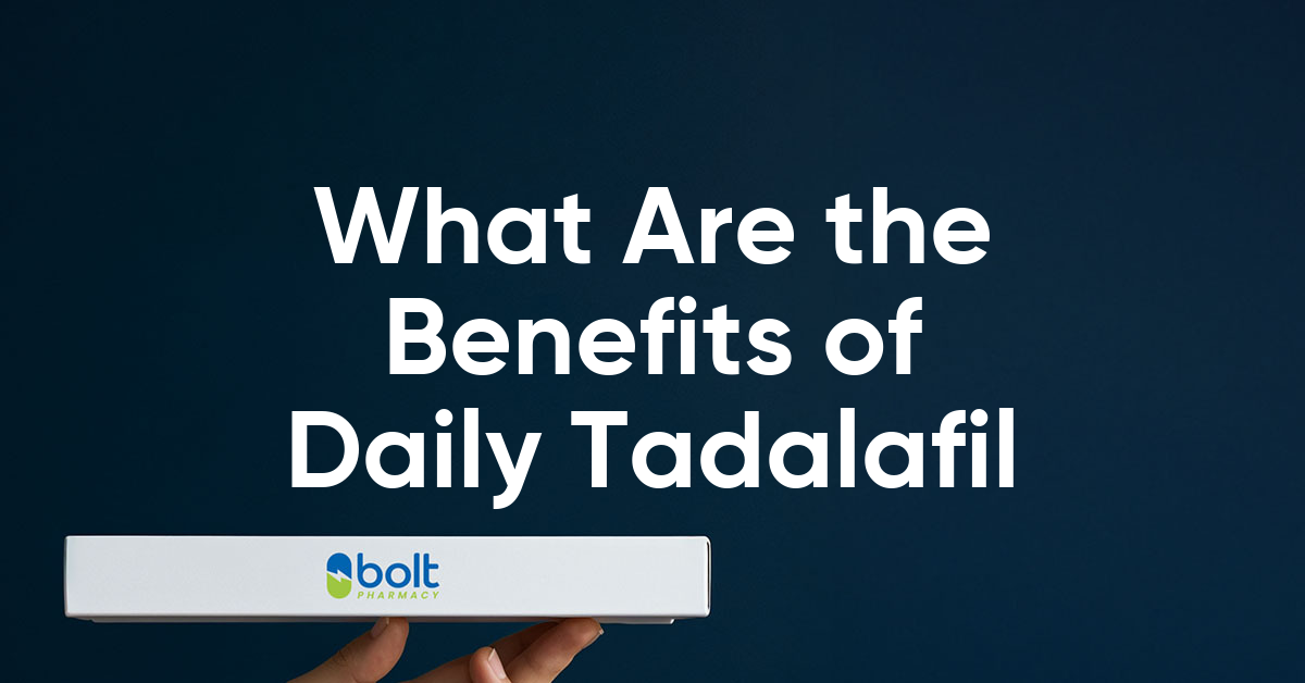 what are the benefits of taking tadalafil daily