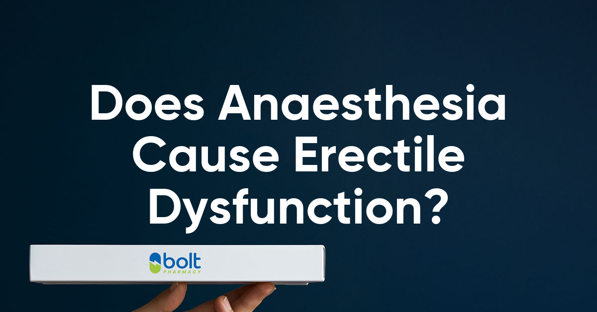 does anesthesia cause erectile dysfunction