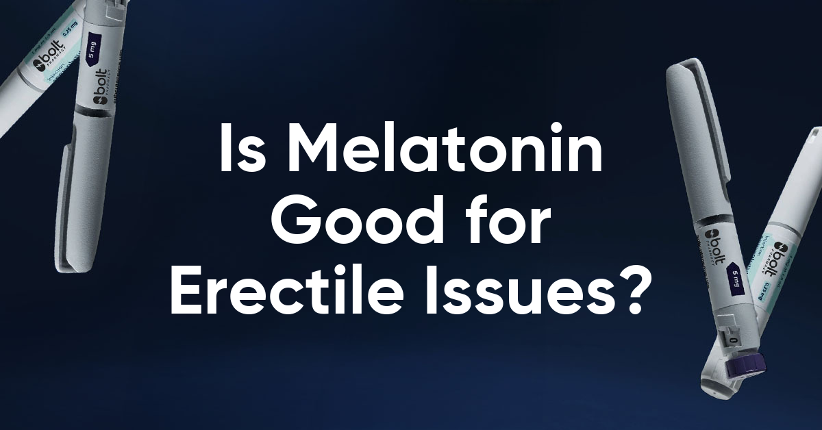 is melatonin good for erectile dysfunction