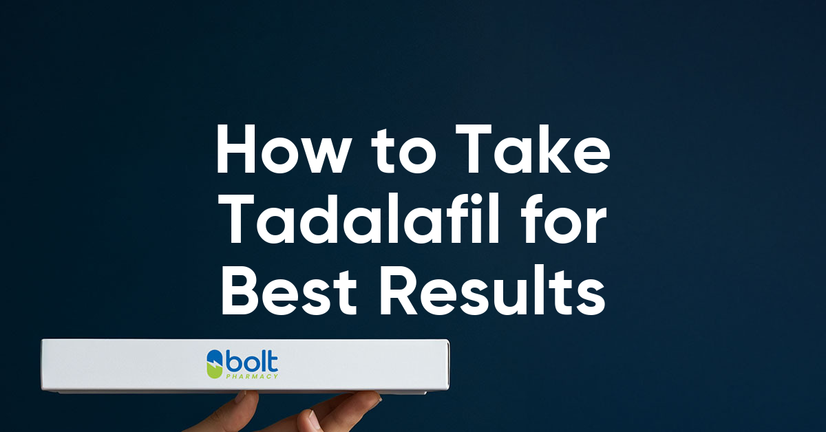 how to take tadalafil for best results