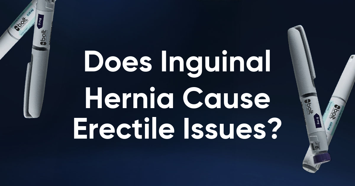 does inguinal hernia cause erectile dysfunction