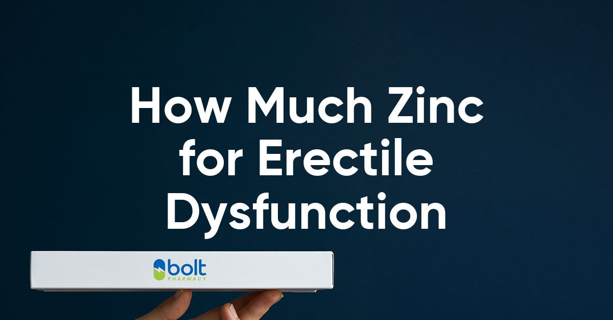how much zinc for erectile dysfunction
