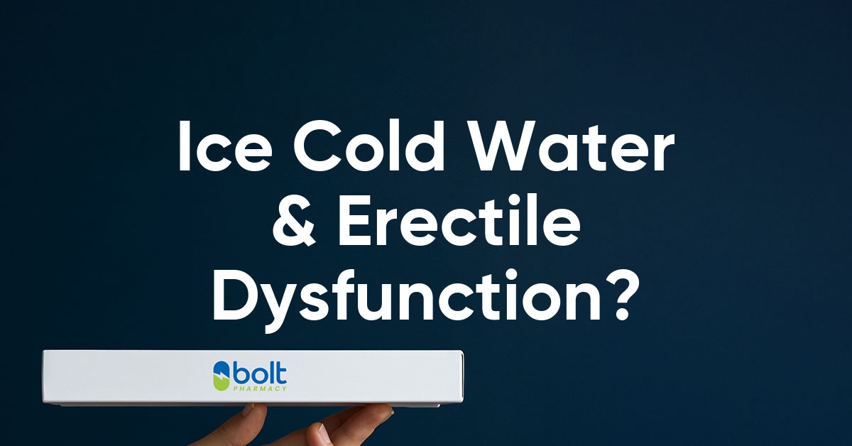does ice cold water help with erectile dysfunction