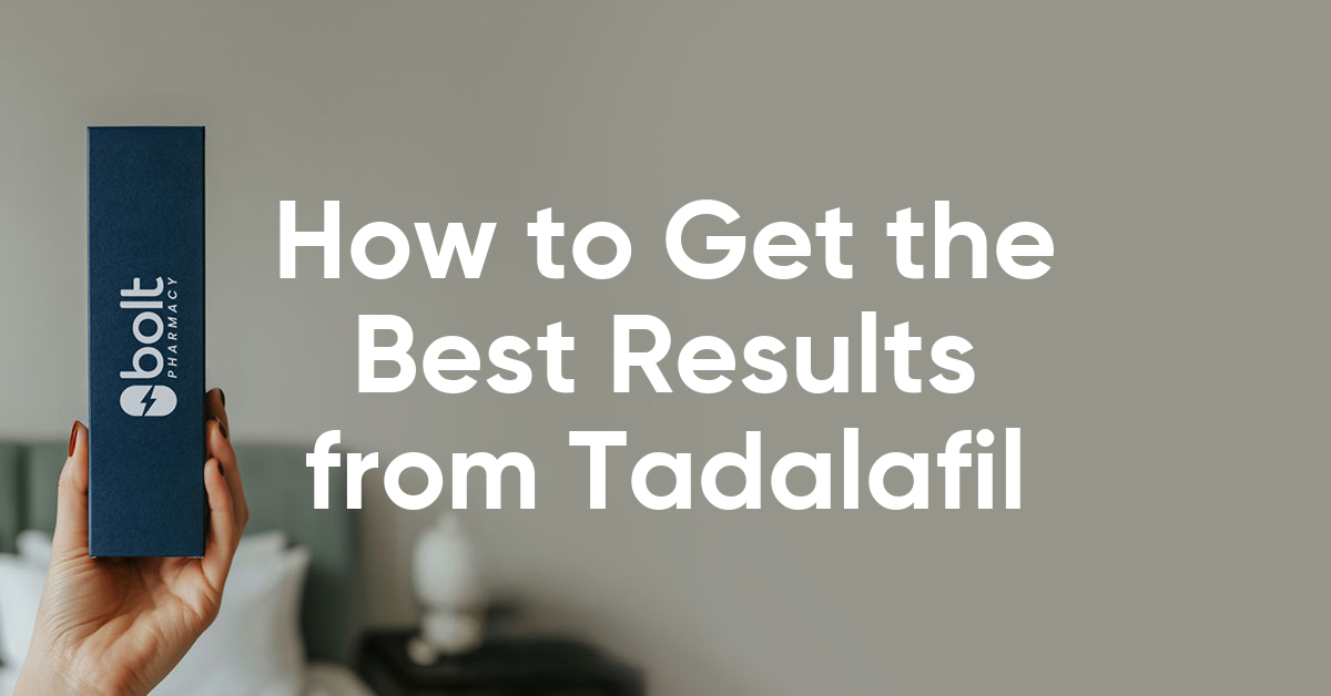 how to get the best results from tadalafil