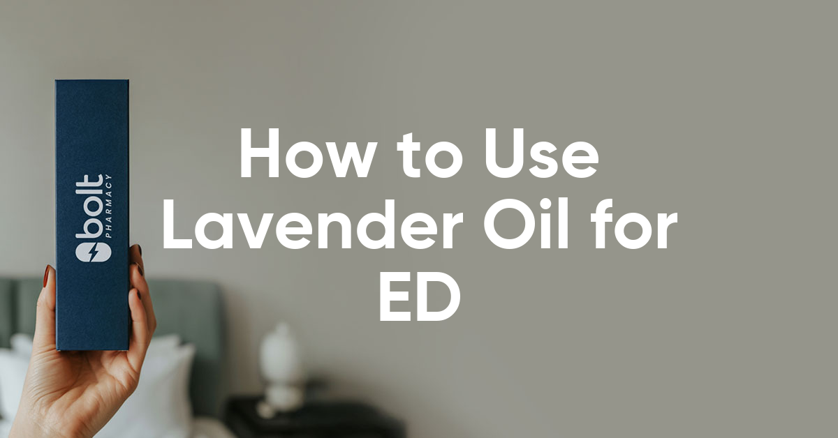 how to use lavender oil for erectile dysfunction
