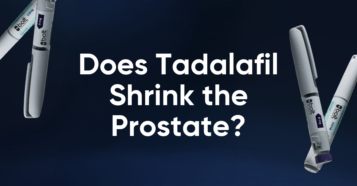 does tadalafil shrink the prostate