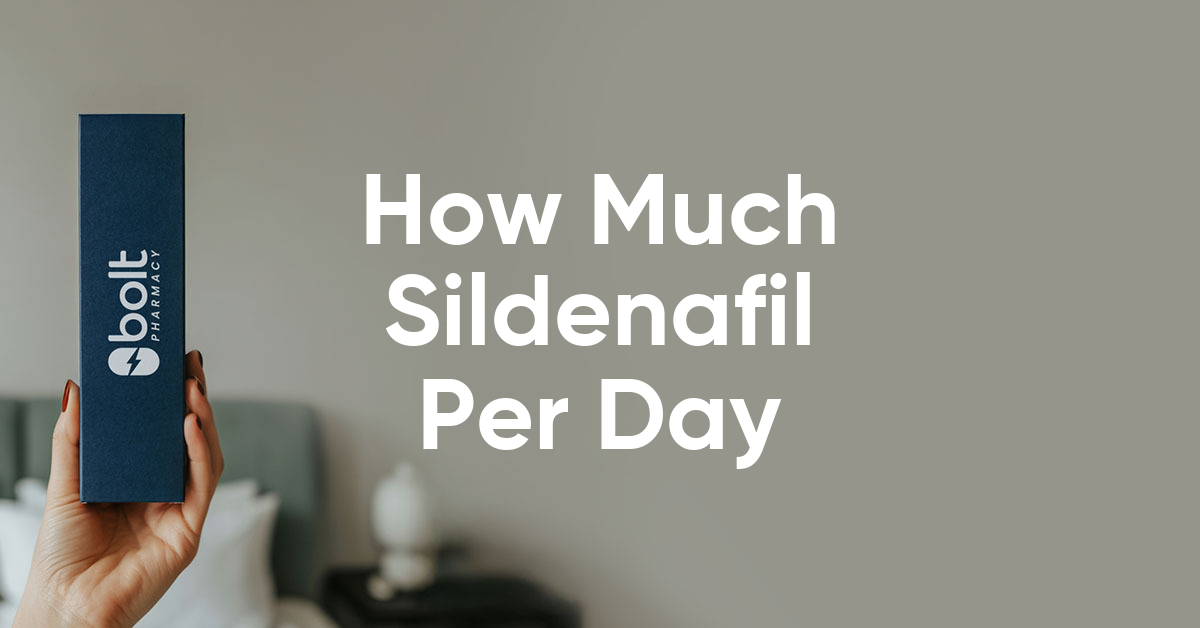how much sildenafil per day
