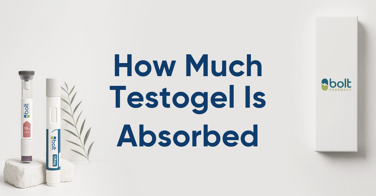 how much testogel is absorbed