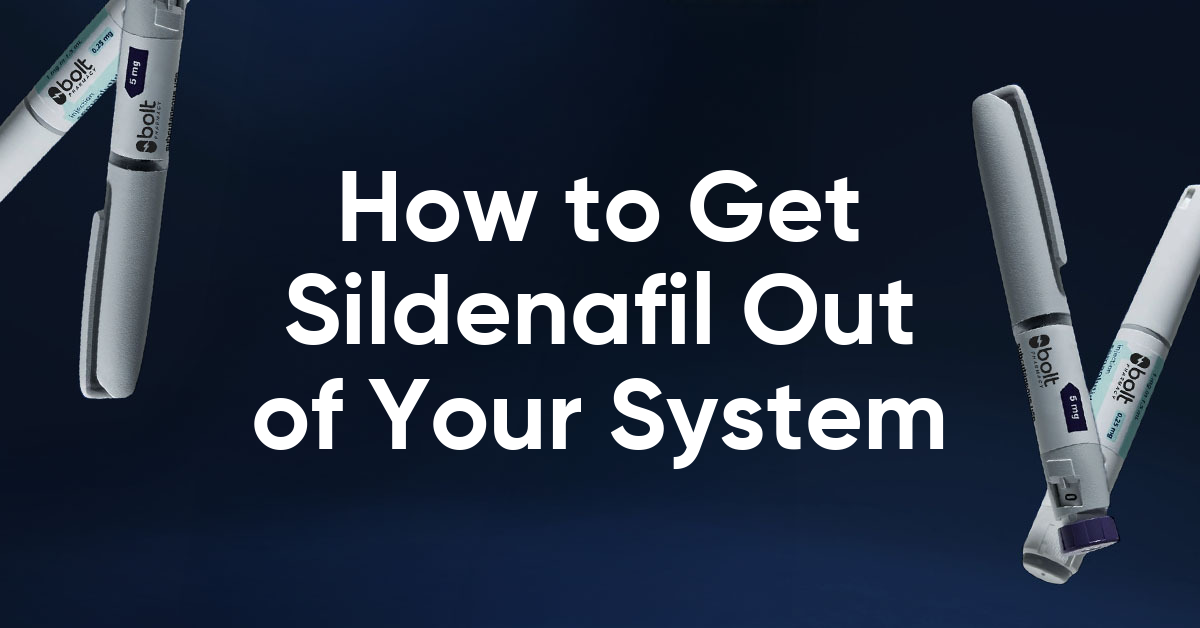 how to get sildenafil out of your system