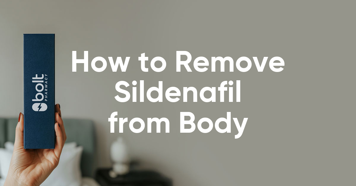 how to remove sildenafil from body