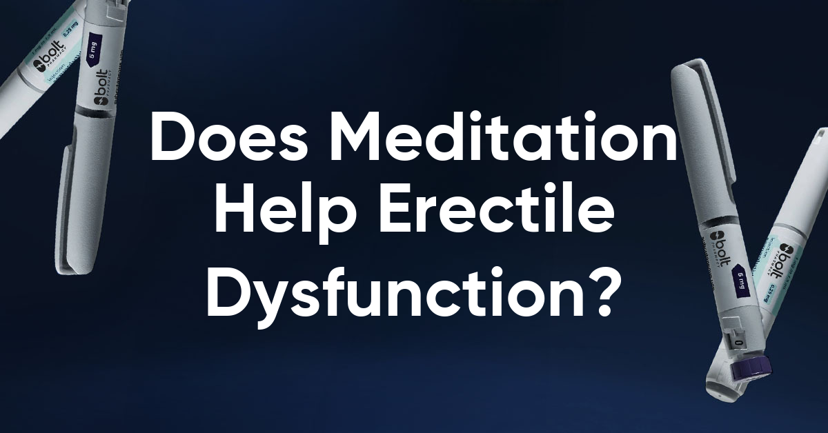 does meditation help erectile dysfunction