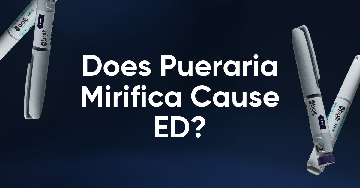 does pueraria mirifica cause erectile dysfunction