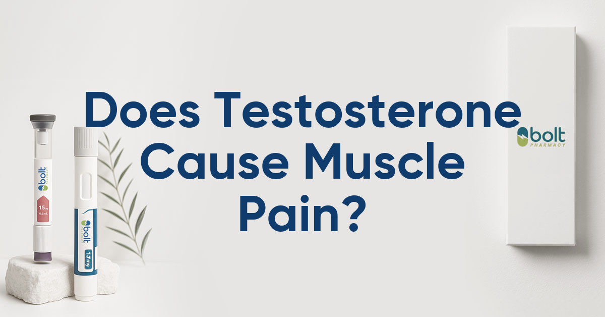does testosterone treatment cause muscle pain