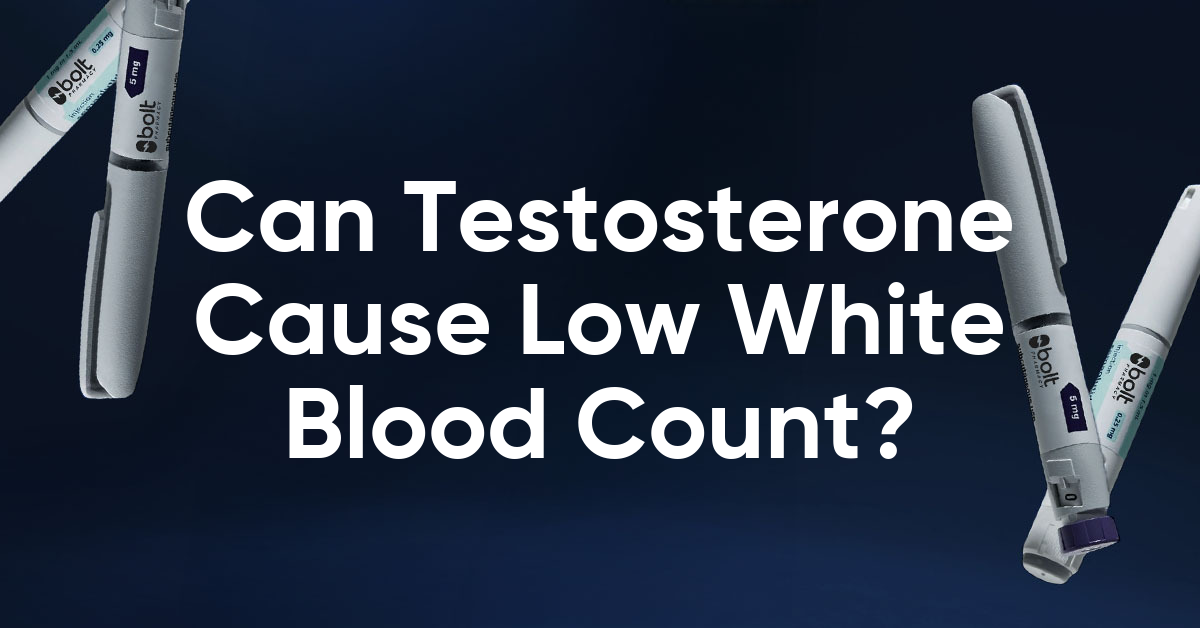 can testosterone treatment cause low white blood count