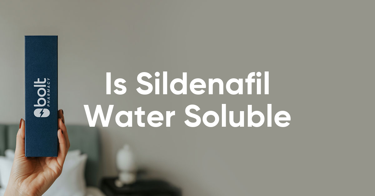 is sildenafil water soluble