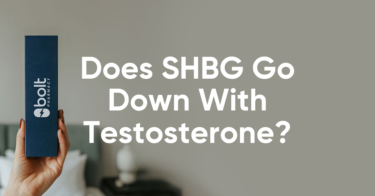 does shbg go down with testosterone treatment