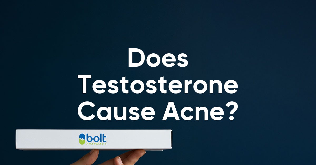 does testosterone treatment cause acne