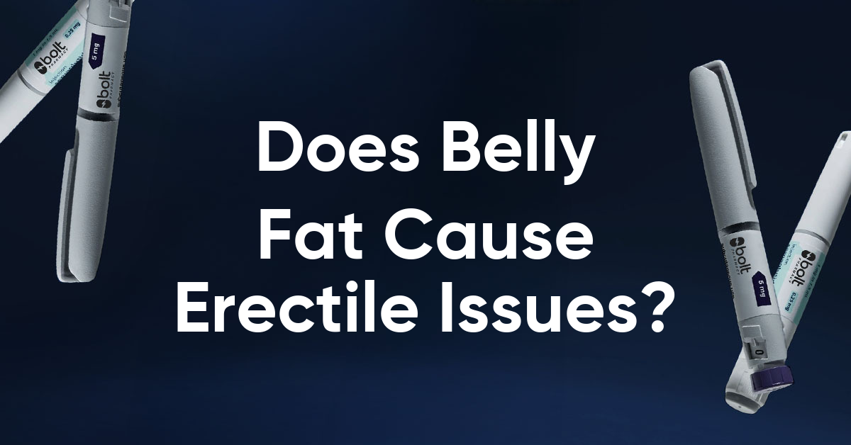 does belly fat cause erectile dysfunction