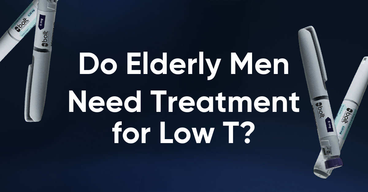do elderly men need treatment for low testosterone levels