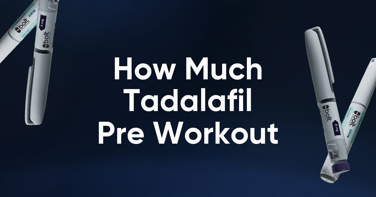 how much tadalafil pre workout