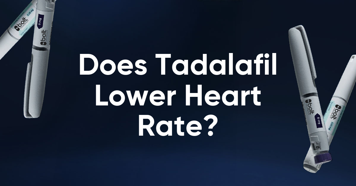 does tadalafil lower heart rate
